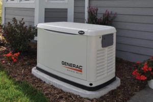 generac generator installed on the side of a house in boca raton fl